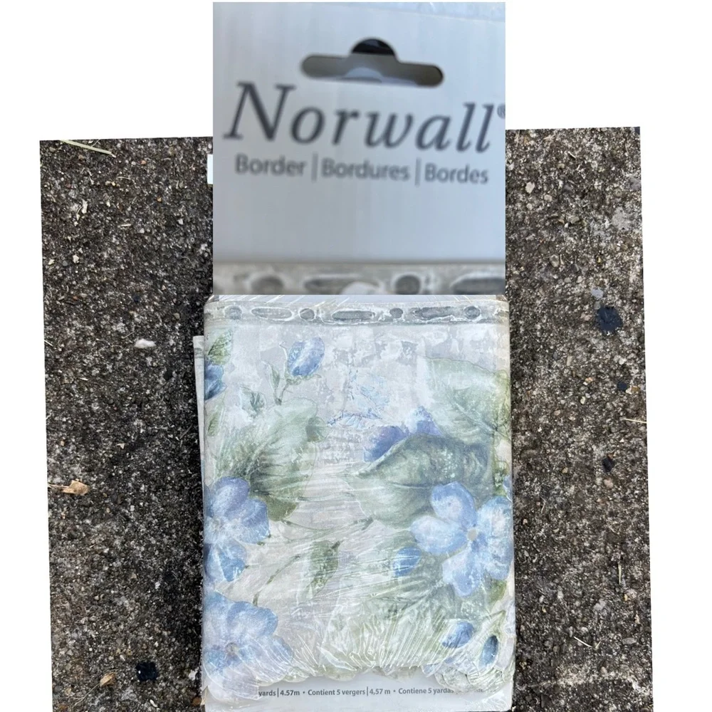 Norwall Floral Wallpaper Border 